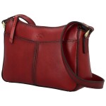 Luxusní dámská kožená crossbody kabelka Katana Arletta, vínová