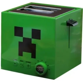 Ukonic Toaster Minecraft Creeper Square / topinkovač / 800 W / 6 stupňu opékání (17653)