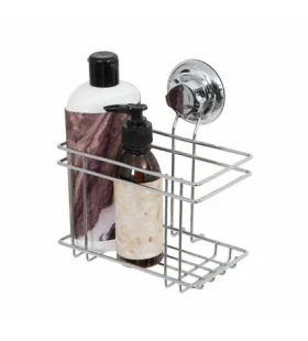 COMPACTOR Polička do koupelny bez vrtání Compactor Bestlock systém nosnost až 6 kg 18,5 X 13,2 X 20,3 RAN4682