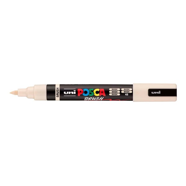 Uni Posca PC-5BR béžový 45 štětcový hrot 1-4 mm