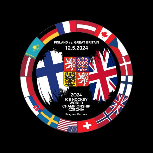 Puk Ice Hockey World Championship Czechia MS 2024 Dueling 12.5.2024 Finland vs. Great Britain