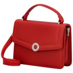 Módní dámská koženková kabelka do ruky MaxFly Jolanta, červená