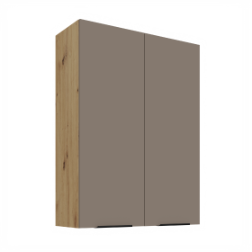 Horní skříňka Aria 80 G-108 2F Barva korpusu: Dub artisan, Barva dvířek: TA - Sandgrau AFM