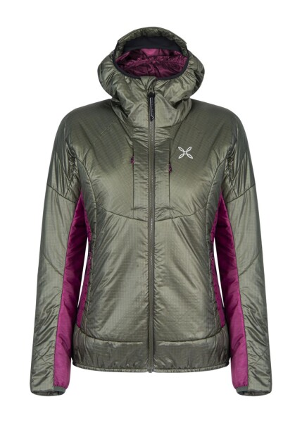 MONTURA Force Primaloft Jacket Woman, Verde Salvia/Vinaccia velikost: S