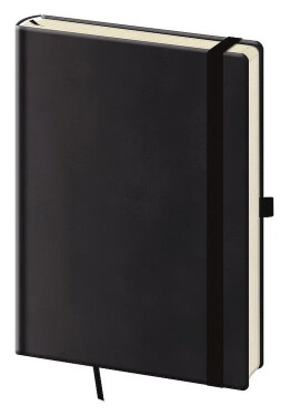 Zápisník Print Plus Black - linkovaný L