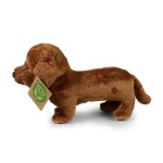 Plyšový pes jezevčík stojící 2dr. 19 cm ECO-FRIENDLY