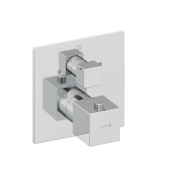KLUDI - Decus Termostatická baterie pod omítku, pro 2 spotřebiče, chrom 548100575