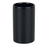 Spirella TUBE kelímek na kartáčky černý / keramika (7610583158734)