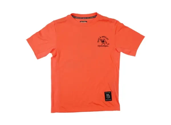 Troy Lee Designs Skyline Ride Tee dětský dres krátký rukáv P&W Melon