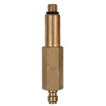 KS Tools 150.2345 Adaptér (dlouhý), závit M8 x 1,0 a 1/4 přípojka na hadici s těsnicím kroužkem