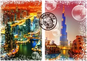 GRAFIKA Puzzle Cesta kolem světa: Dubaj