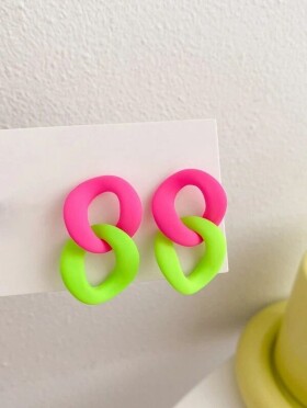 Dovoz Náušnice neon - 80. léta