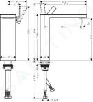 GEBERIT - VariForm Umyvadlová skříňka, 1350x510x550 mm, 3 zásuvky a zápachová uzávěrka, lesklá bílá/matná bílá 501.189.00.1