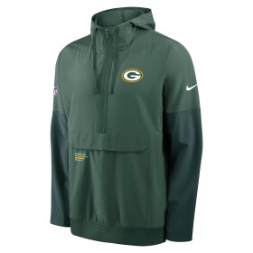 Nike Pánská bunda Green Bay Packers NFL Sideline Half-Zip Anorak Velikost: S