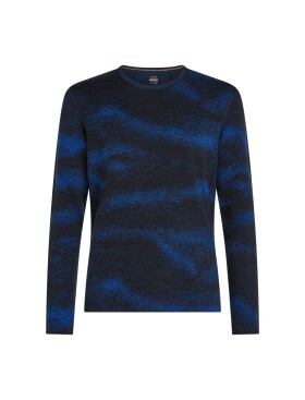 ICEBREAKER Mens Merino 260 Tech Vertex LS Crewe Chillwav, Midnight Navy/Lazurite/J (vzorek) velikost: M