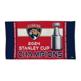 Fanatics Ručník Florida Panthers NHL 2024 Stanley Cup Champions Locker Room 22'' x 42'' Double-Sided Towel