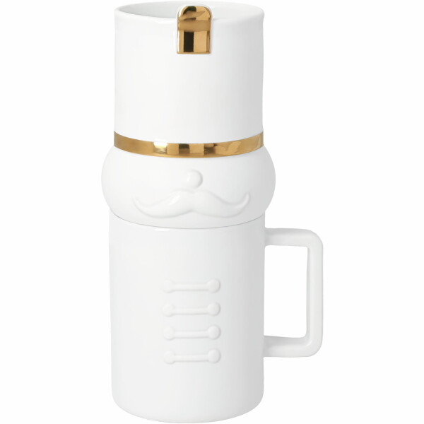 Räder Vánoční set porcelánových hrnků Nutcracker Magnus, bílá barva, porcelán