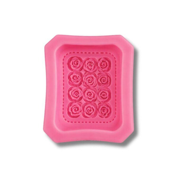 Dortisimo Silikonová forma Rámeček s růžemi