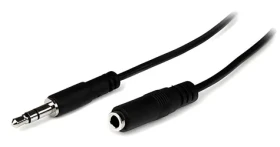 StarTech černá / Prodlužovací kabel / 3,5mm jack – 3,5mm jack / 1 m (MU1MMFS)