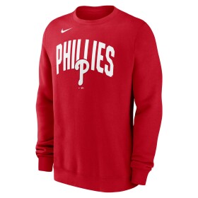 Nike Pánská mikina Philadelphia Phillies MLB Club Fleece Crew Velikost: 2XL