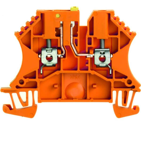 Weidmüller 1878530000 zkušební oddělovací řadová svorka šroubovací oranžová 100 ks