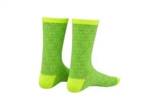 Supacaz Asanoha dámské ponožky Neon Yellow/ Neon Green vel.