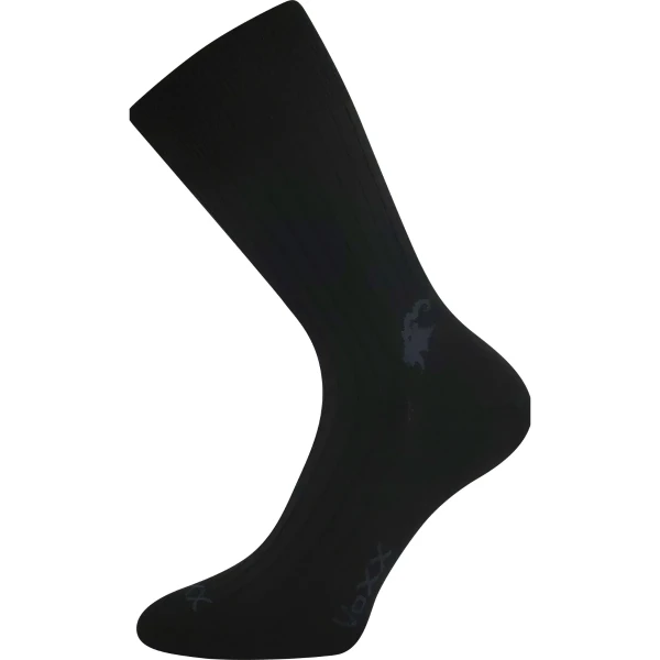 VOXX Ponožky bavlněné CASHMERE LOVE s kašmírem a ionty stříbra ČERNÉ (3 páry) 43-46 120987