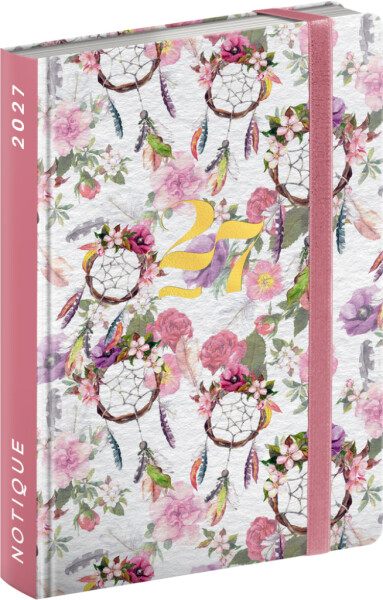 NOTIQUE Weekly Purse size planner Dream Catcher 2027, 9,8 x 14,5 cm