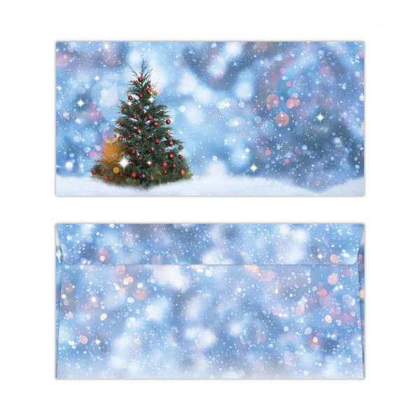 Obálka vánoční - červená s vánočními vzory - Eva Plísková