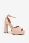 Sandály na podpatku model 209909 Step in style 40