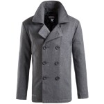 Brandit Kabát Pea Coat antracitový 3XL