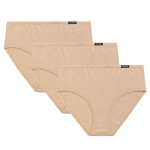 Dámské kalhotky 3 pack 603 beige - Atlantic béžová XXL