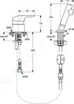 IDEAL STANDARD Umyvadlová kadeřnická baterie, chrom A5727AA