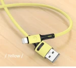 USAMS SJ434 U52 Nabíjecí a Datový Kabel Lightning 1m žlutá (6958444988986)