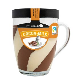 Piacelli DUO krémová pomazánka s mlékem v hrnečku 300g