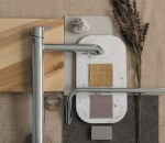 DEANTE - Silia chromová umyvadlová baterie, vysoká BQS_020K