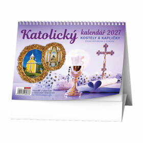 Stolní kalendář Katolický kalendář kostely a kapličky