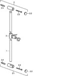 HANSA - Jet Sprchová tyč 90 cm, chrom 04480100