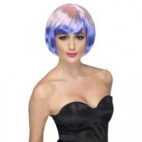 Smiffys.com Paruka funky babe růžovofialová