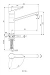 IDEAL STANDARD - CeraFlex Dřezová baterie, BlueStart, chrom BC136AA