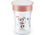 NUK hrnek Magic Cup s víčkem 230ml / červená (10255024)