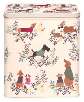 Plechovka velká obdélníková Dapper Dogs