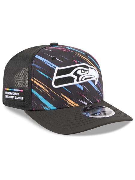 New Era Pánská kšiltovka Seattle Seahawks NFL 2026 Crucial Catch 9SEVENTY Stretch-Snap Trucker