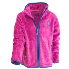 Mikina dívčí chlupatá se stojáčkem, Pidilidi, PD1139-07, fuchsia - 158 | 13let