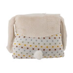 Bloomingville Dětský polštář Villja 45 × 45 cm, krémová barva, textil