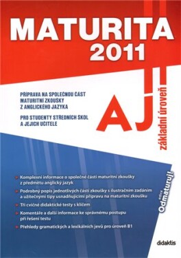 Maturita 2011 – Anglický jazyk (základní úroveň)