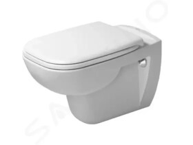 DURAVIT - D-Code Závěsné WC, s HygieneGlaze, bílá 25350920002