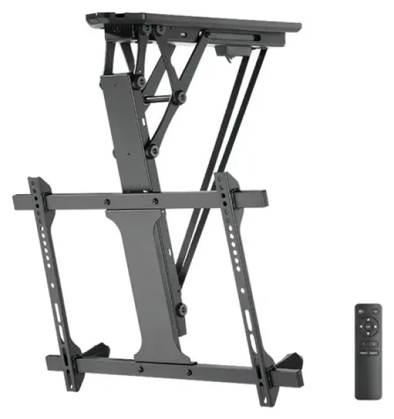 LogiLink Stropní elektrický držák TV černá / Stropní držák pro TV / 32-70" / VESA 600x400 / do 35 kg (BP0118)