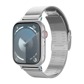 Spigen Sleek Link nerezový řemínek pro Apple Watch Series 42/44/45/49 mm stříbrná (AMP07224)