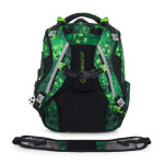 Školní batohový 3-dílný set Bagmaster LUMI 25 B FOTBAL (batoh,penál,sáček na cvičky)